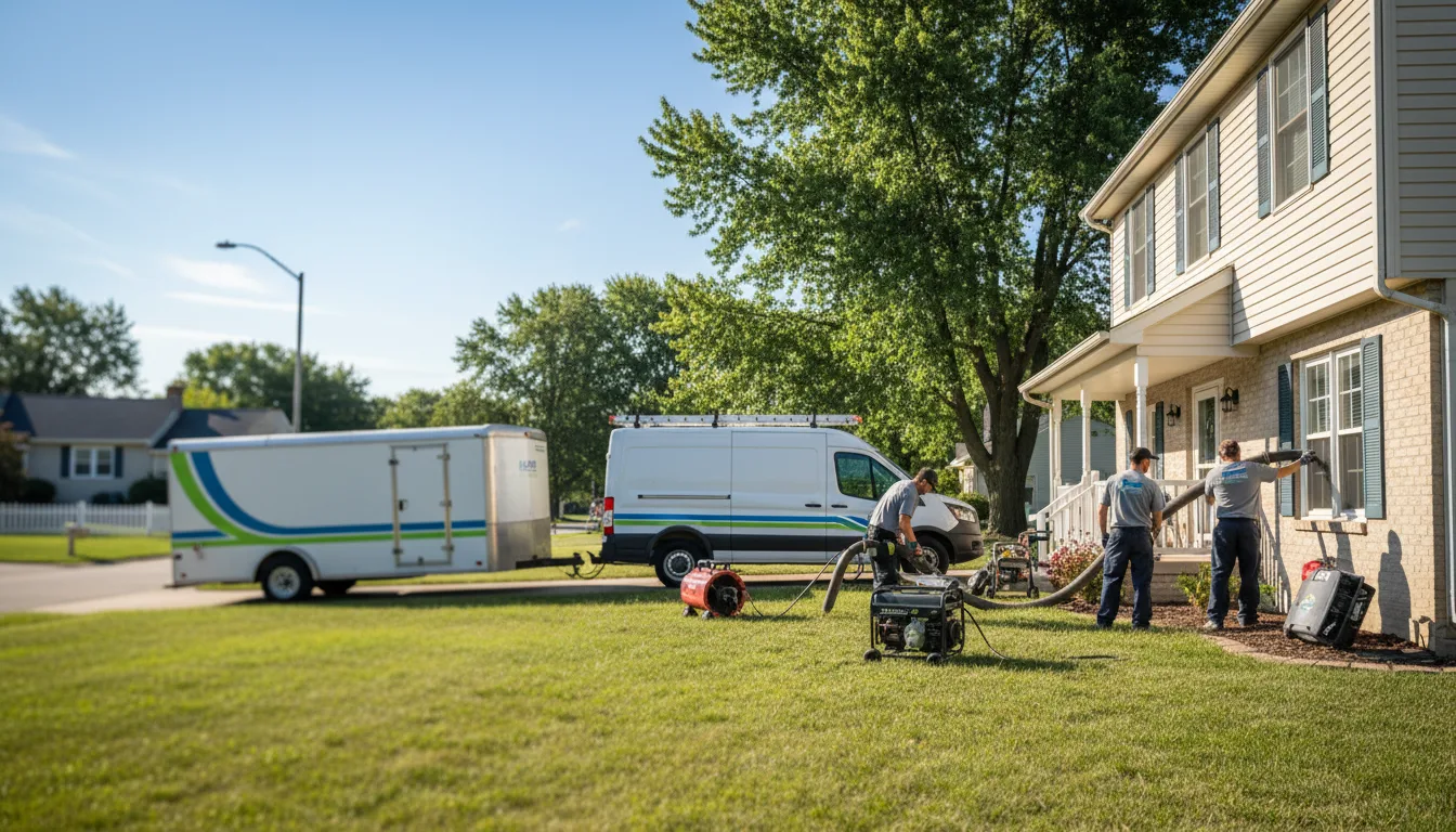 Flooded Basement Restoration And Cleanup With Repair in Norton Shores, MI near me